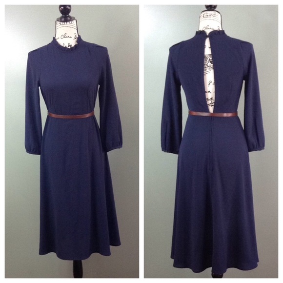 H&M Blue Flared Dress - Picture 1 of 2